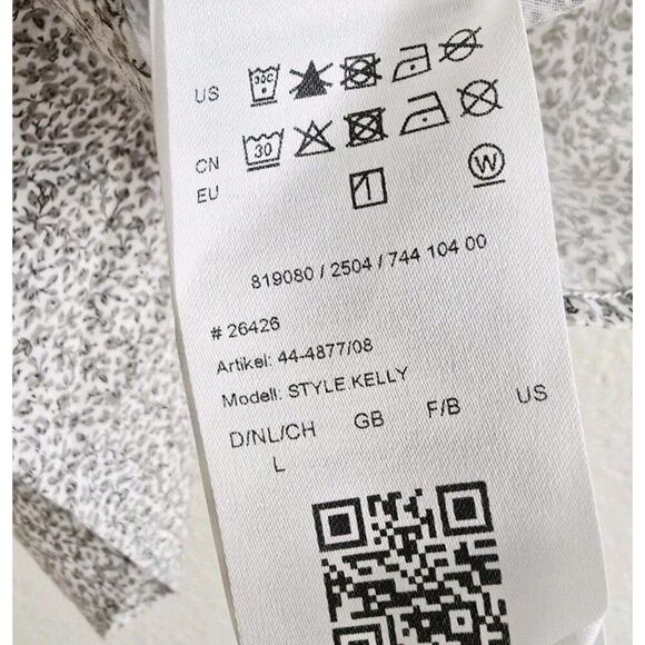 BRAX Hi Flex Kelly Shirt Men's L Button Up Feel Good Short Sleeve Cotton - Picture 4 of 6